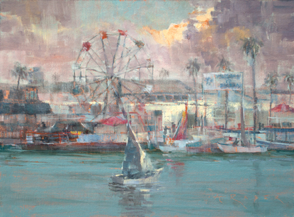 It is a busy Saturday&ensp;in Newport Bay