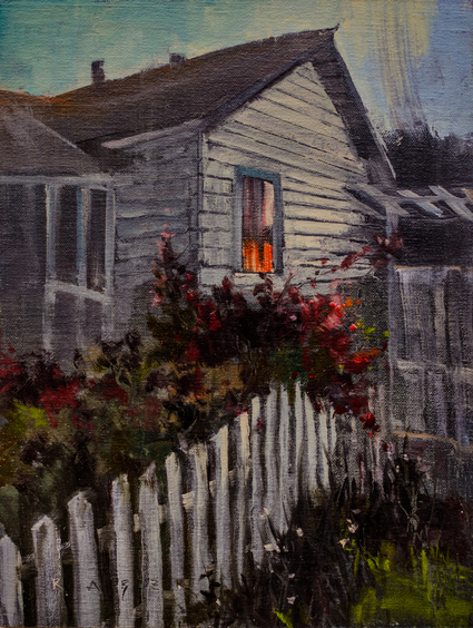 It?s a beautiful Summer evening just off of Catalina Street in the village neighborhood of Laguna Beach